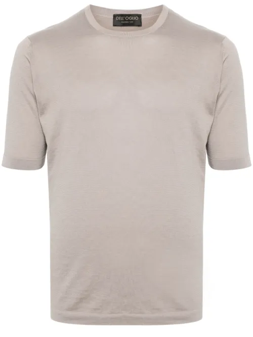T-shirt léger en coton - Dell'oglio - Modalova