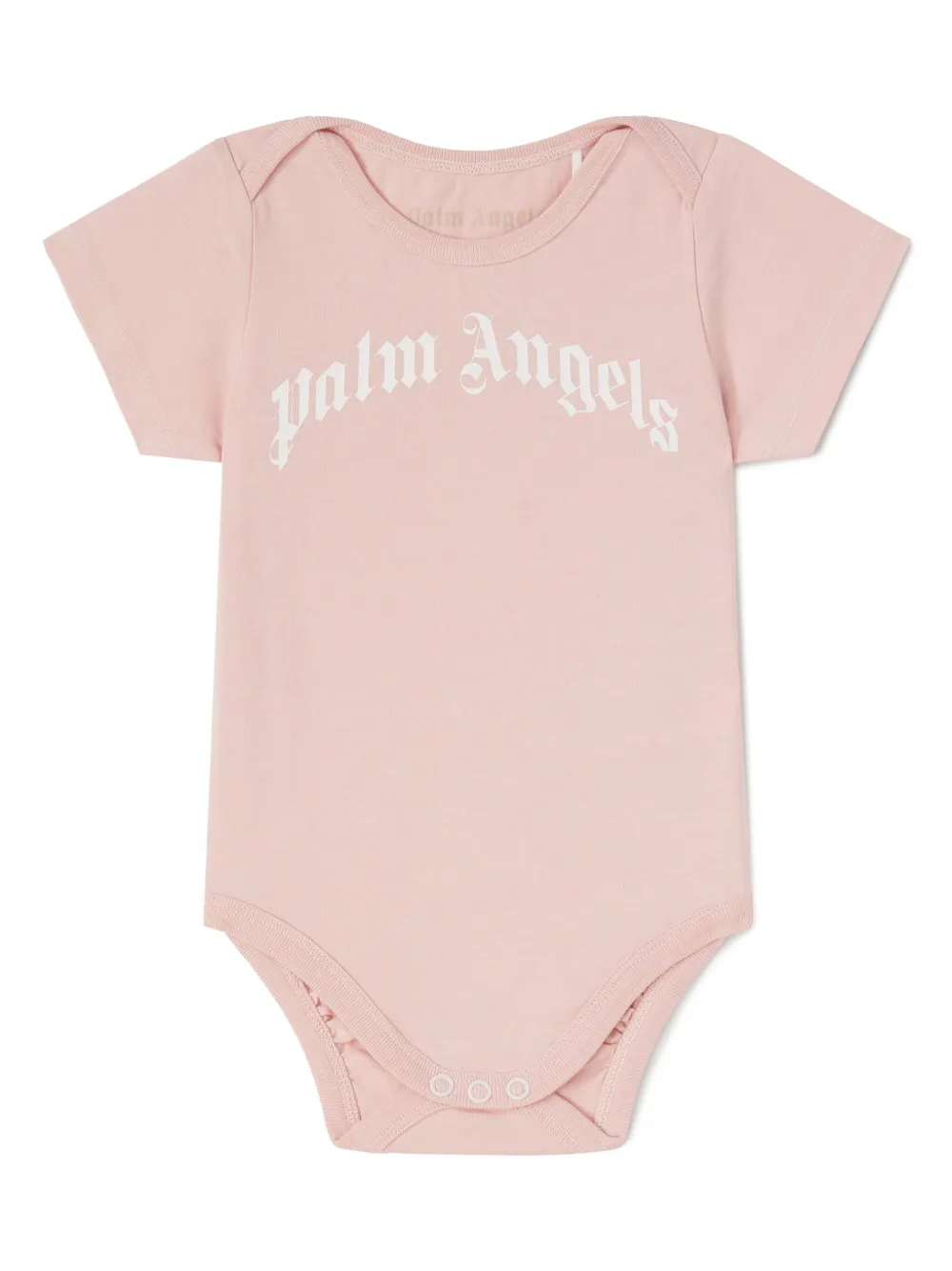 Palm Angels Kids Drie rompers met logoprint - Roze