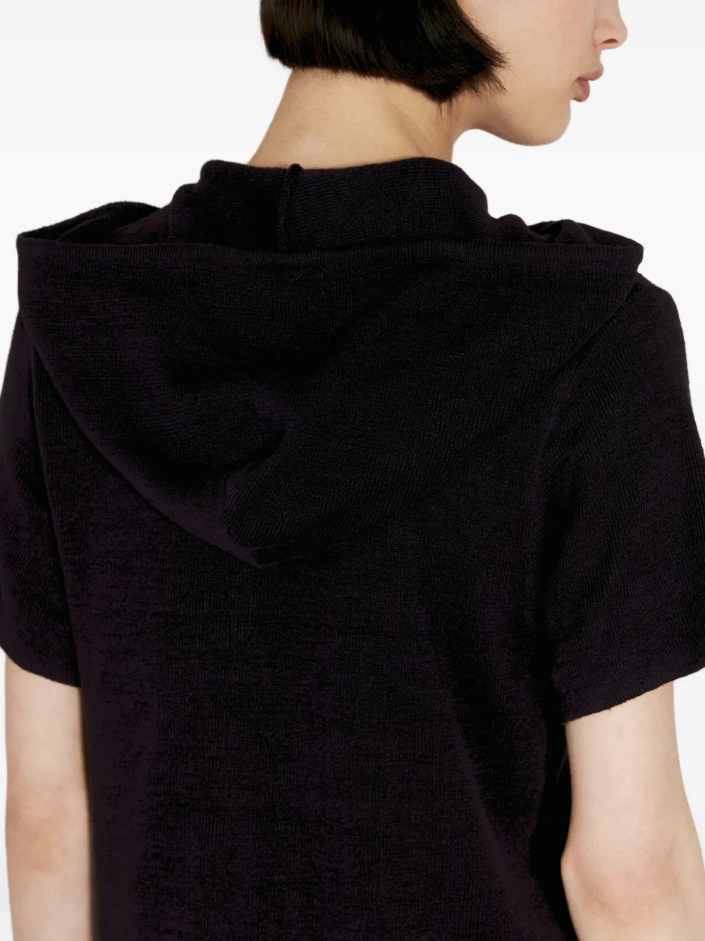 OUR LEGACY Hoodie met korte mouwen Zwart