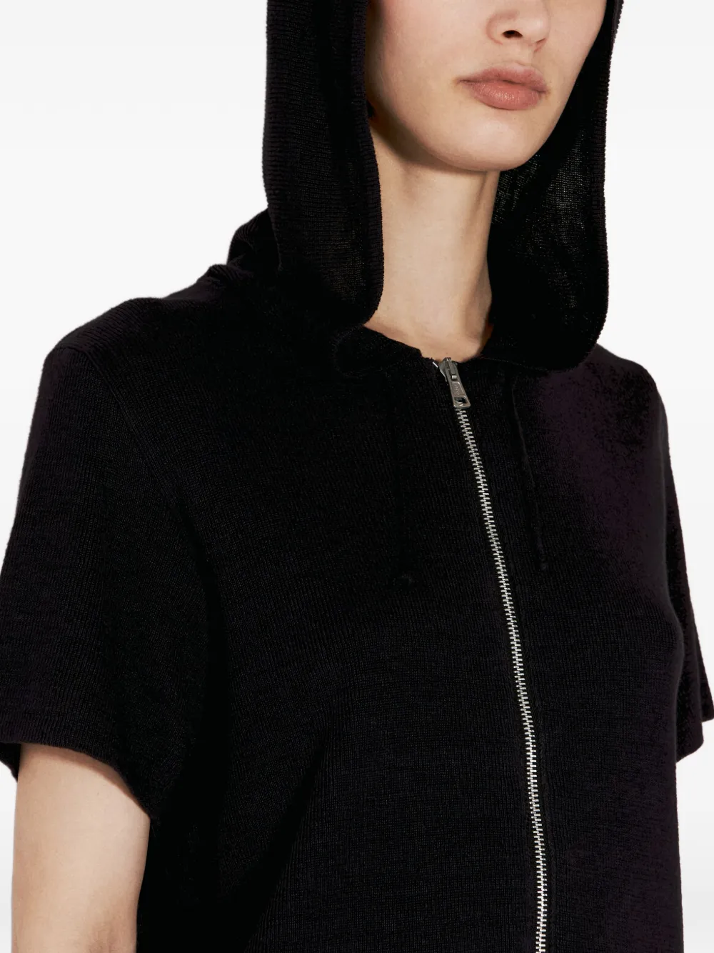 OUR LEGACY Hoodie met korte mouwen Zwart