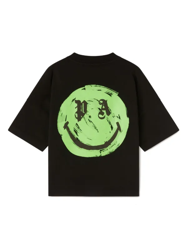 Palm Angels Kids x Smiley Tシャツ | ブラック | FARFETCH JP