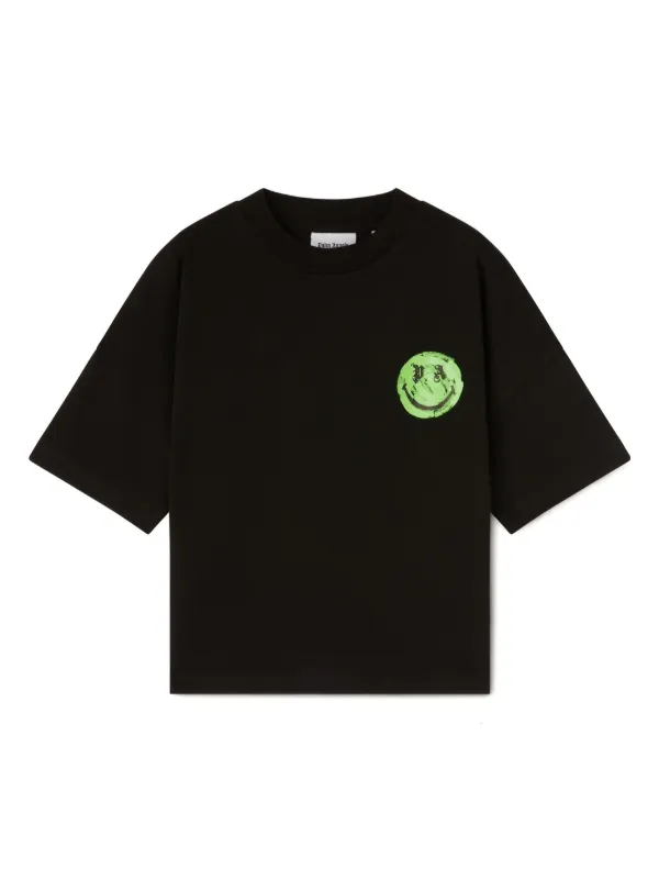 Palm Angels Kids x Smiley Tシャツ | ブラック | FARFETCH JP
