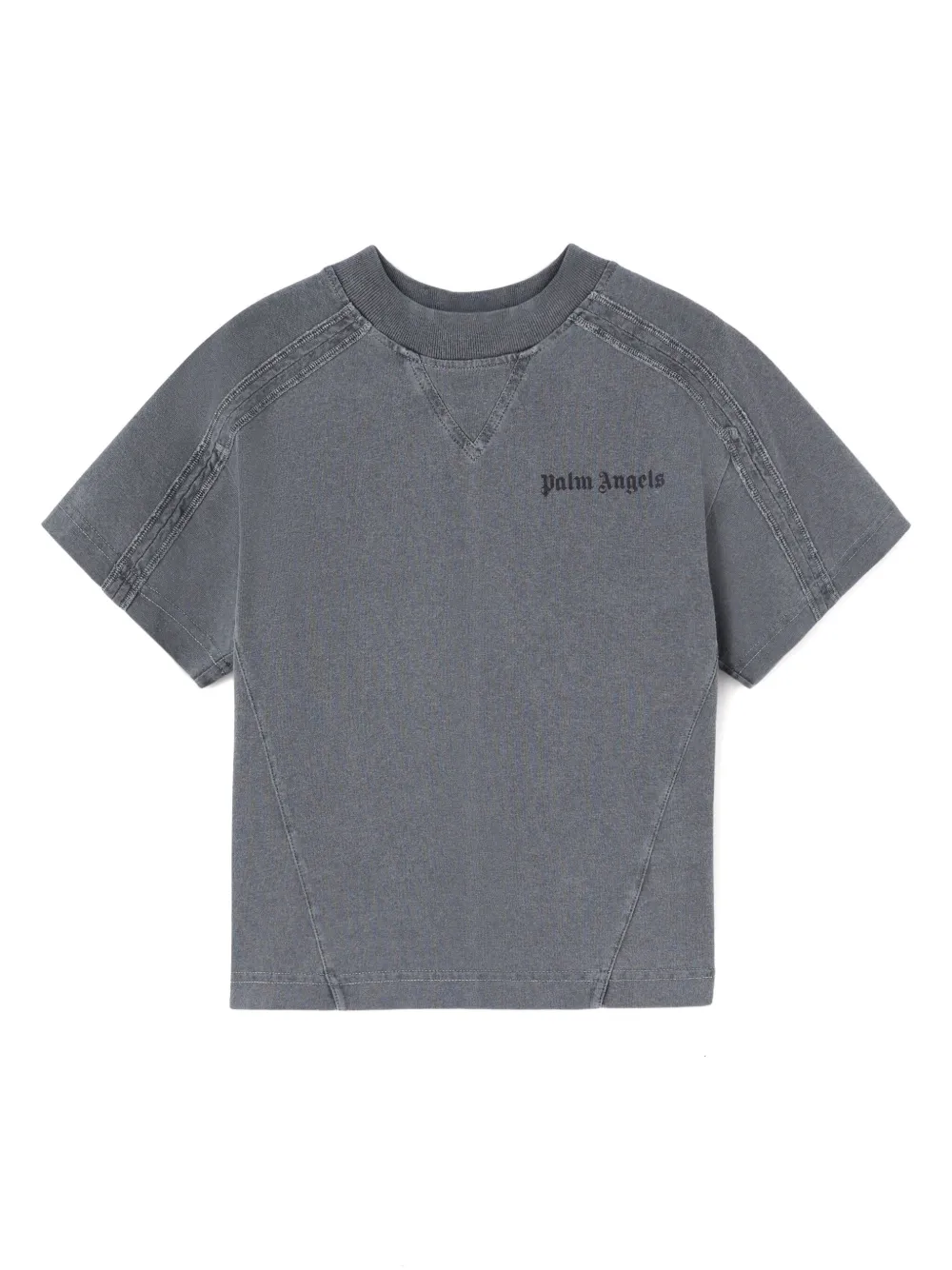 Palm Angels Kids playera con logo estampado | gris | Image 1