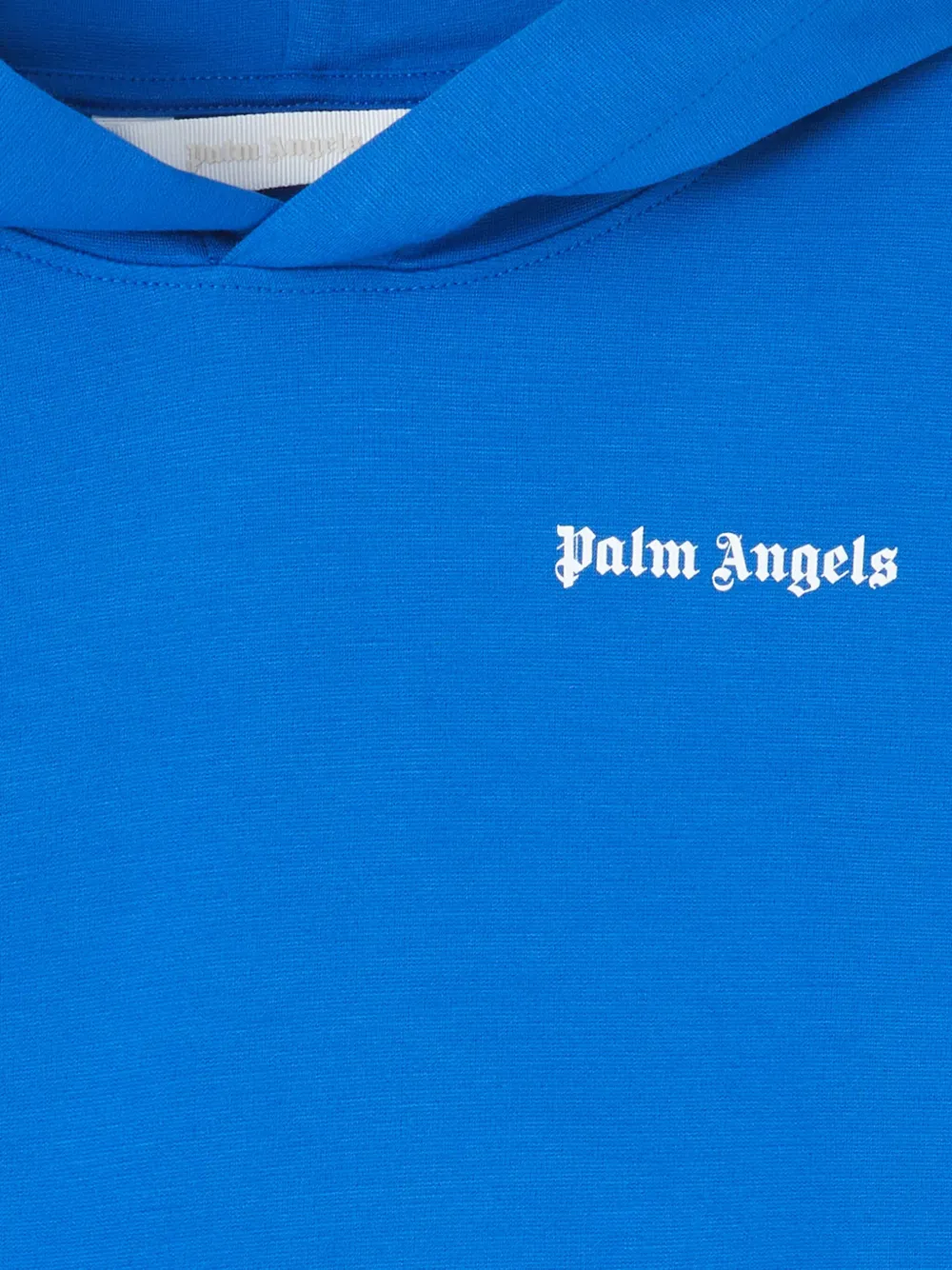 Palm Angels Kids Hoodie met logoprint Blauw