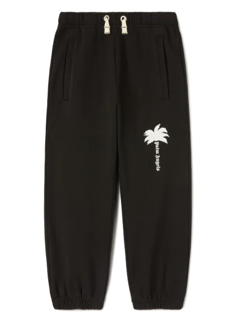 Palm Angels Kids The Palm cotton track pants