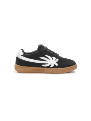 MM6 Maison Margiela Kids スエードレザースニーカー | ブラック
