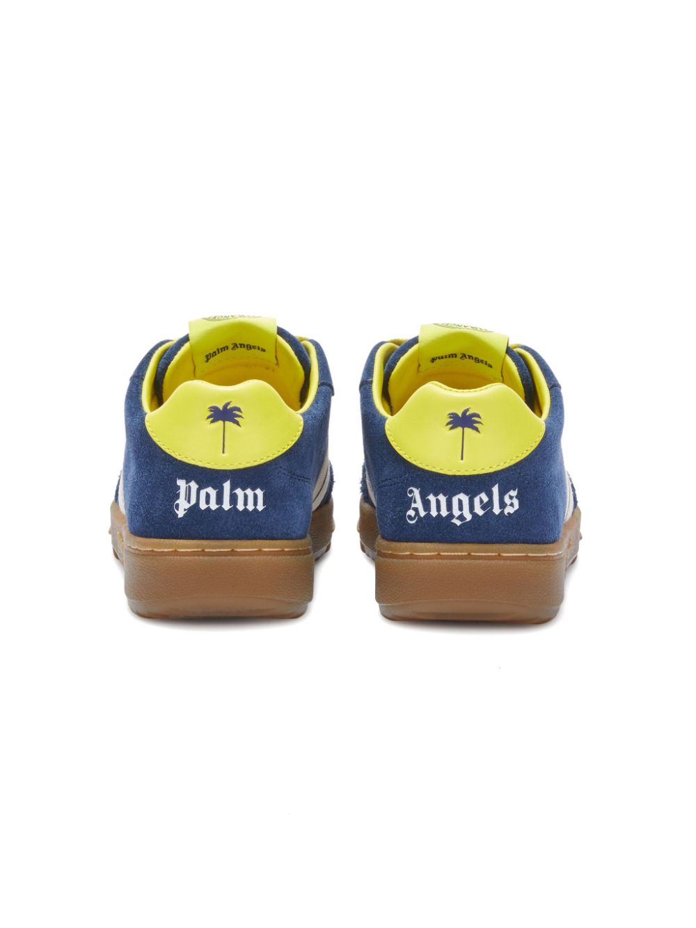 Palm Angels Kids University Track suède sneakers Blauw