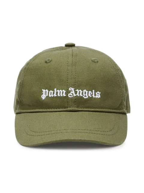 Palm Angels Kids Boné com logo bordado