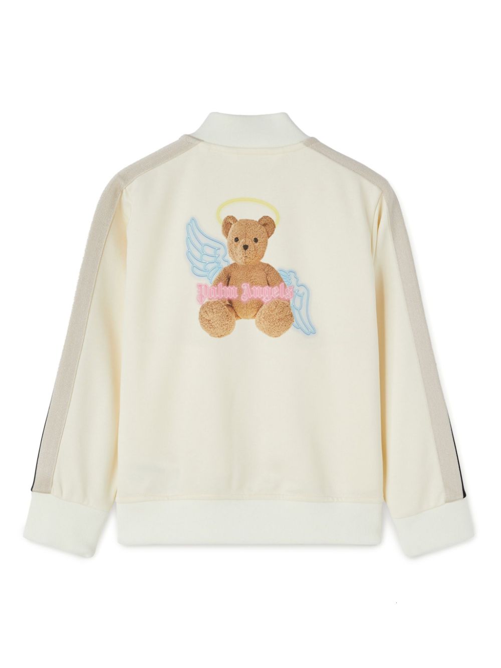 Palm Angels Kids Bear Angel track jacket - Neutrals