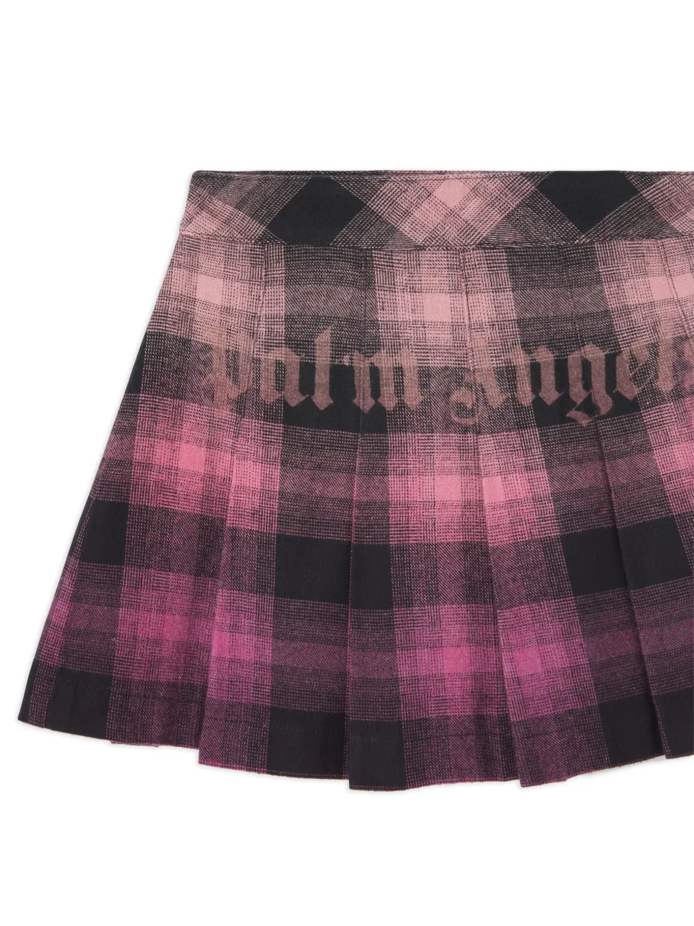 Palm Angels Kids Geplooide jurk Roze