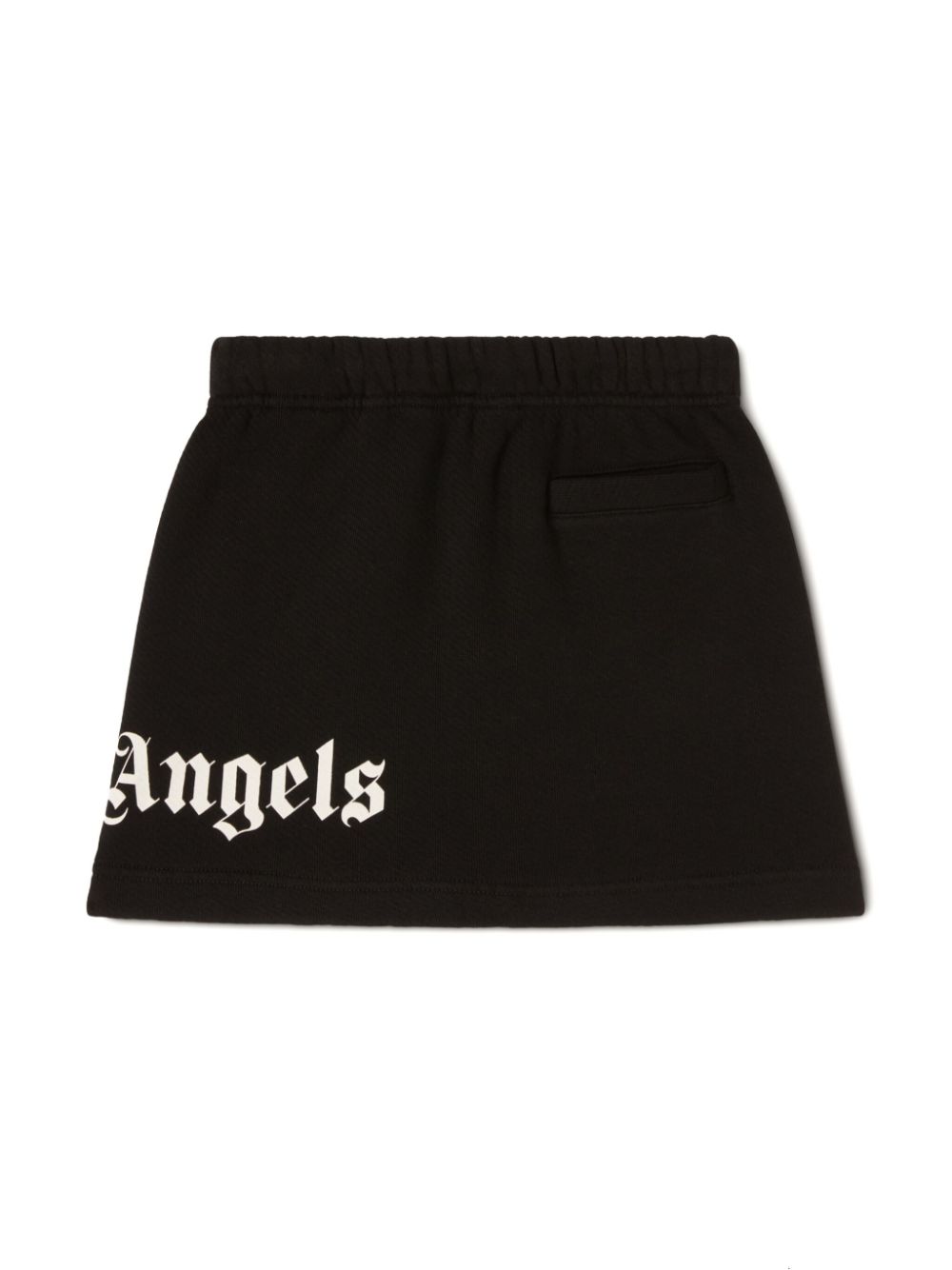 Palm Angels Kids logo-print skirt - Black