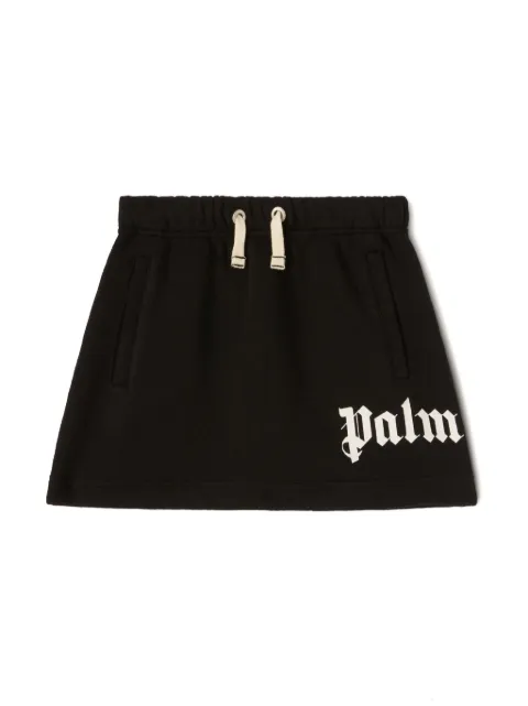 Palm Angels Kids logo-print skirt