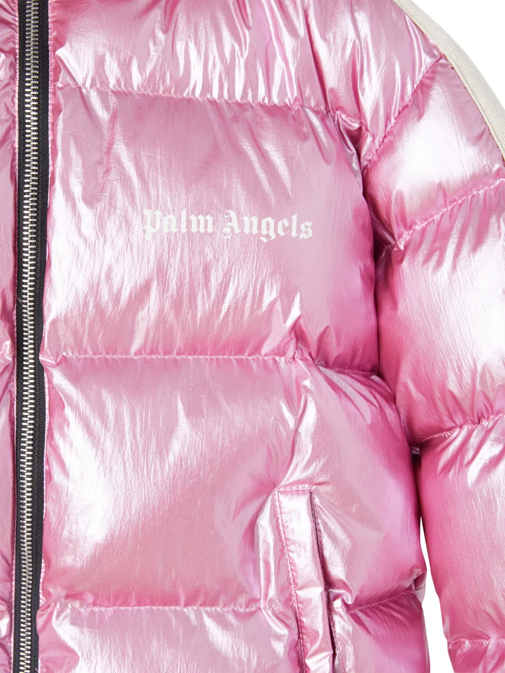 Palm Angels Kids Donsjack met capuchon Roze