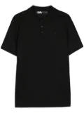 Karl Lagerfeld Ikonik Karl-patch polo shirt - Black