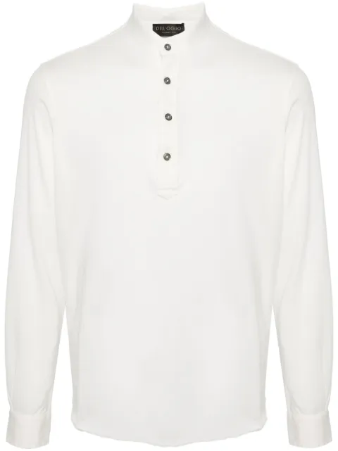 Dell'oglio long-sleeve cotton Henley shirt