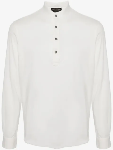 Dell'oglio long-sleeve cotton Henley shirt