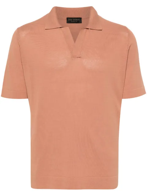 Dell'oglio playera tipo polo de tejido fino