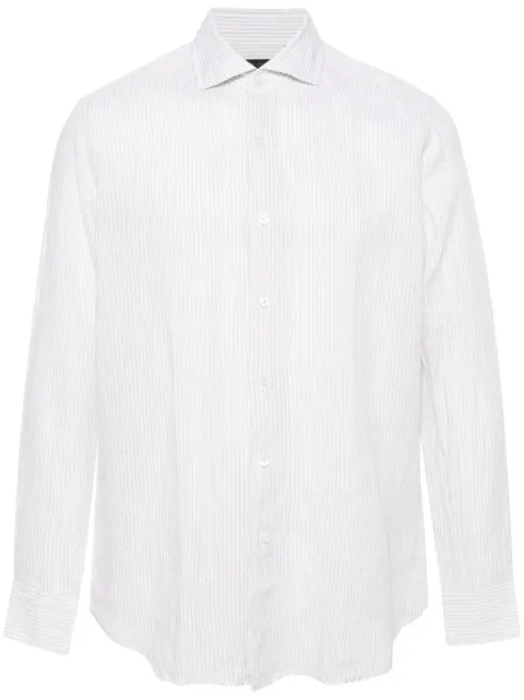 Dell'oglio striped linen shirt