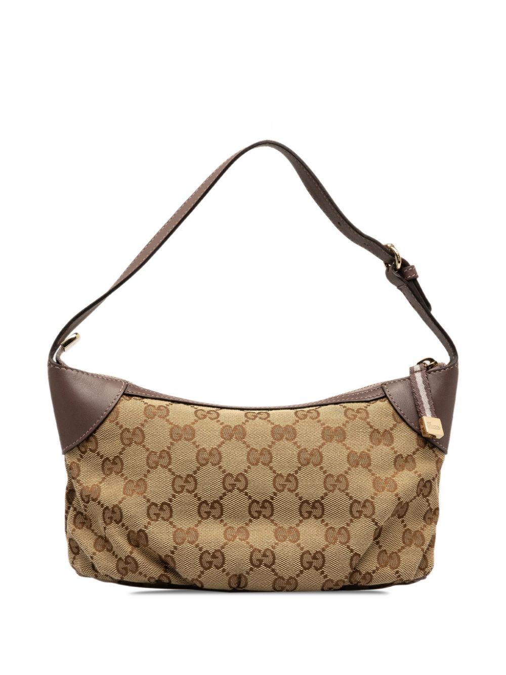 Gucci Pre-Owned 2000-2015 GG canvas shoulder bag - Beige