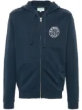 MC2 Saint Barth Danny zip-up hoodie - Blue