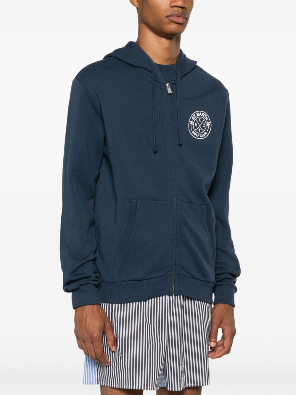 MC2 Saint Barth Danny zip-up hoodie Men