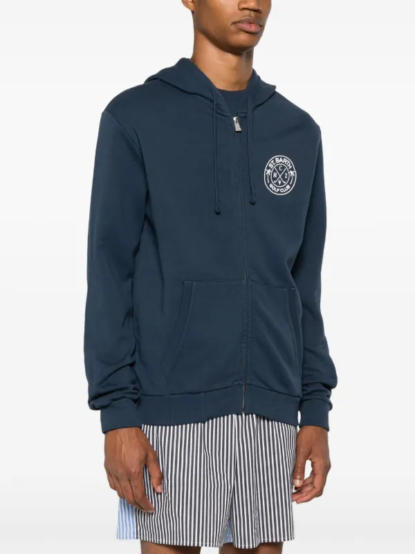 MC2 SAINT BARTH NAO0001NAOMI02774H 関税送料込 MC2 Saint Barth Danny zip-up Hoodie | Blue | FARFETCH