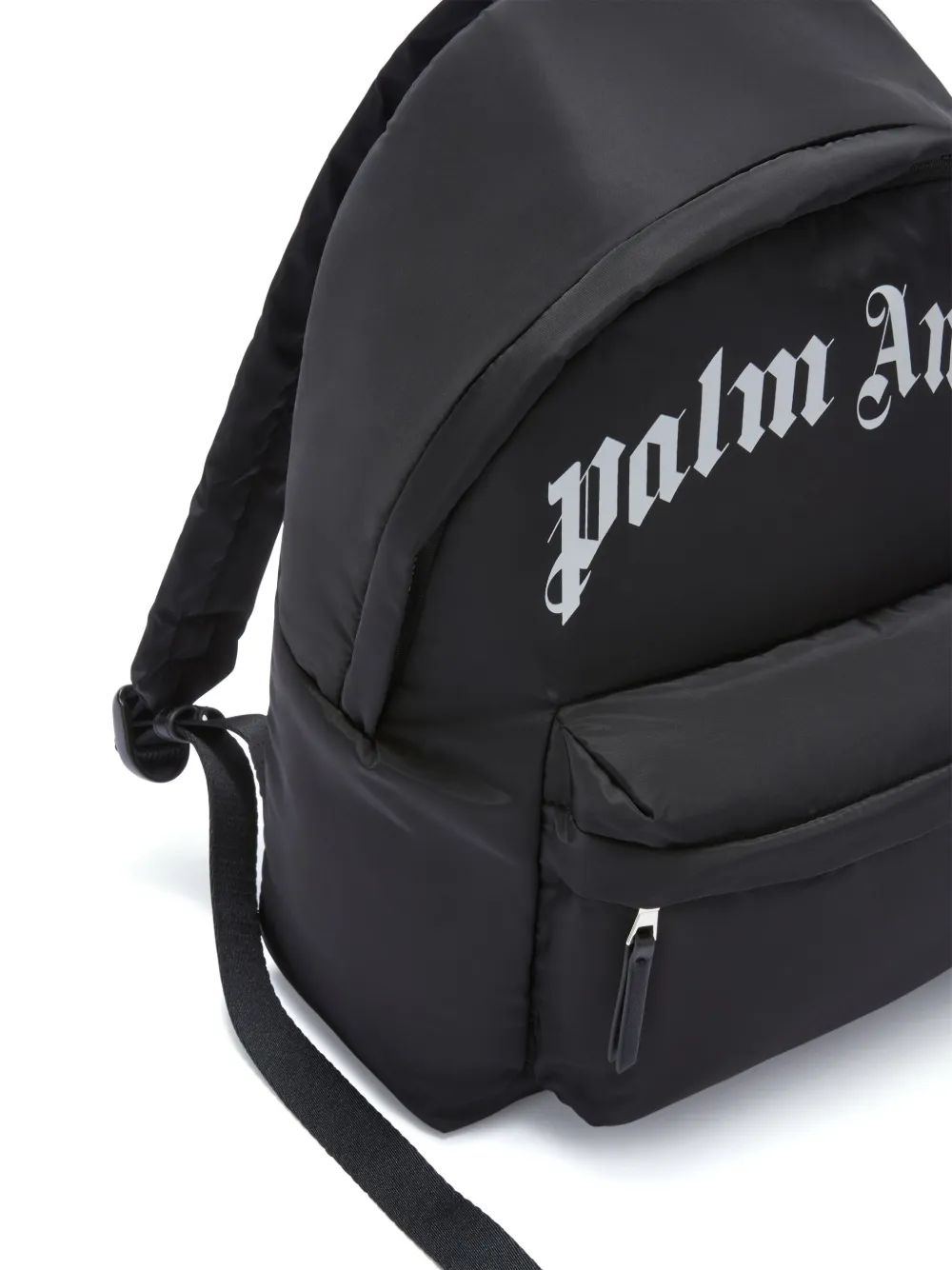 Palm Angels Kids Rugzak met gewelfd logo Zwart