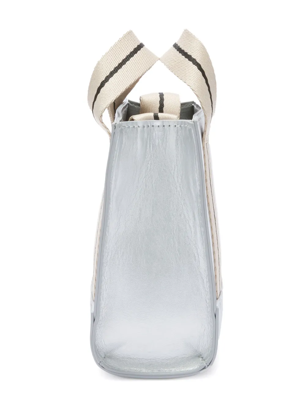 Palm Angels Kids Shopper met metallic-effect Zilver