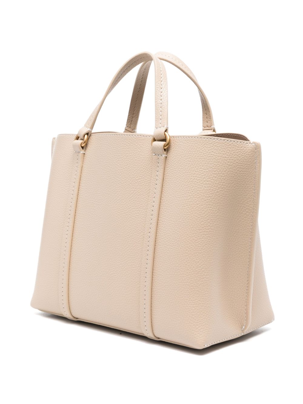 Shop Pinko Carrie Tote Bag In Neutrals