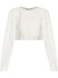 The Mannei Javier cropped top - White