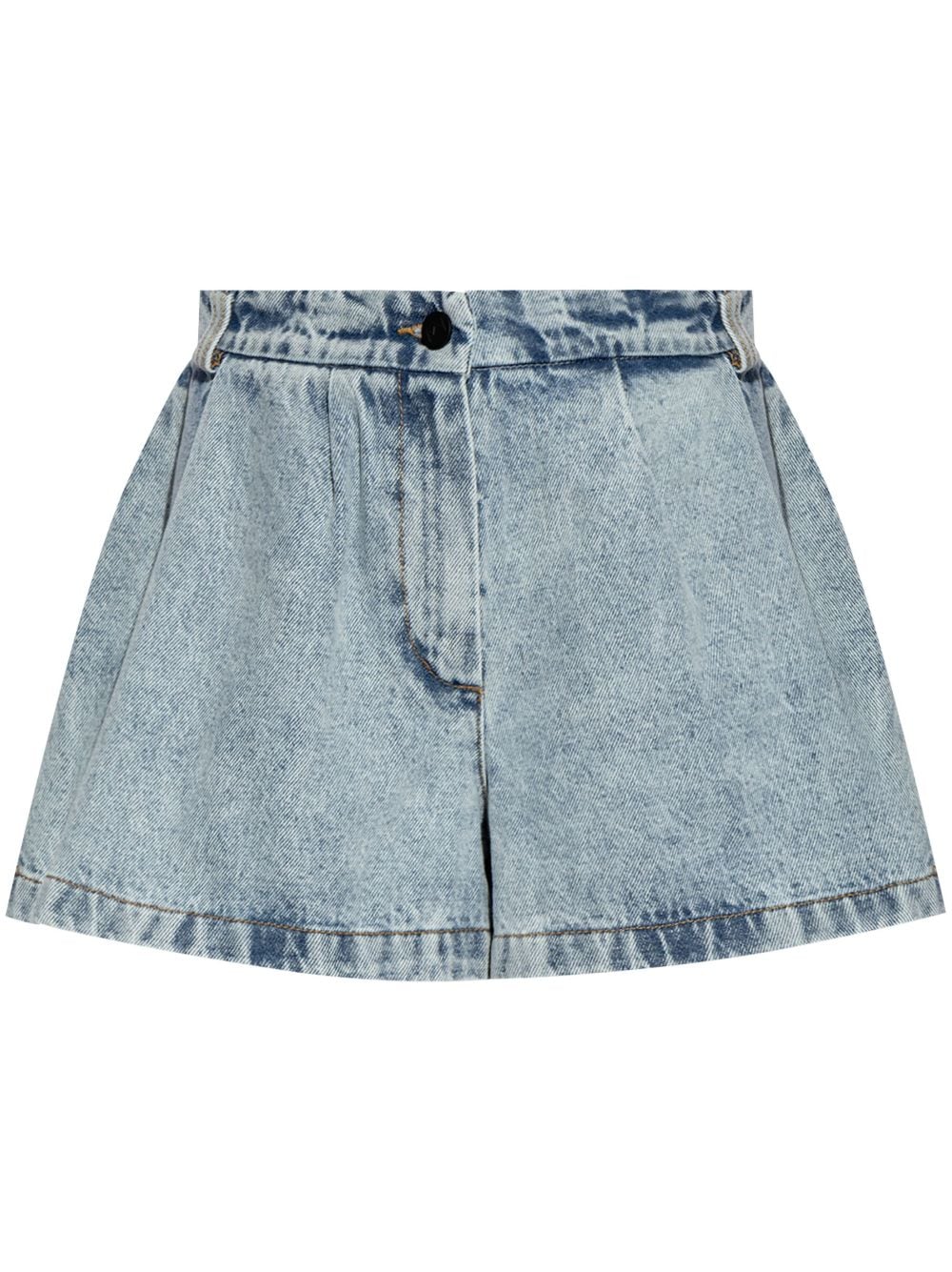 The Mannei Clichy denim mini shorts Blauw