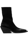 Marsèll Gessetto 90mm point-toe leather ankle boots - Black