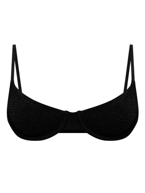 Bond-eye Gracie crinkled bikini top