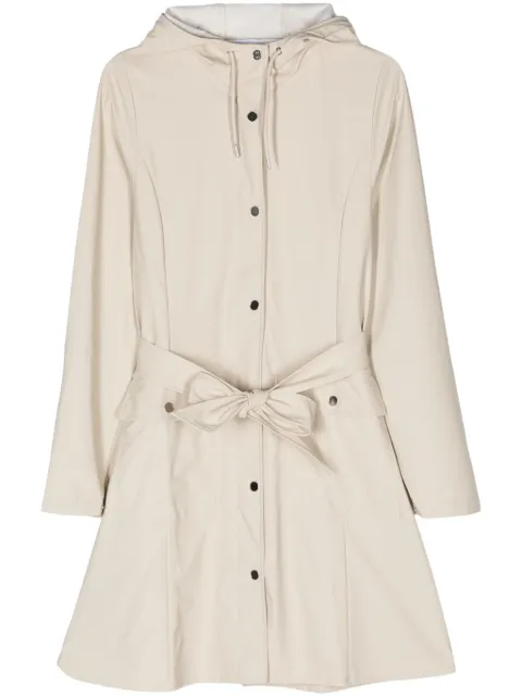 Rains Curve W hooded raincoat