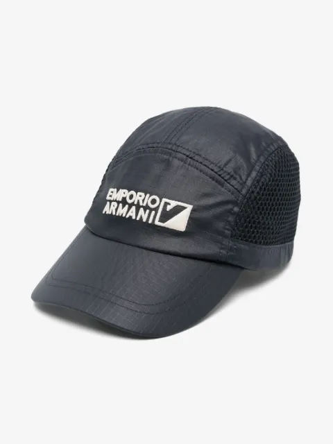 Emporio Armani Kids logo-embroidered baseball cap