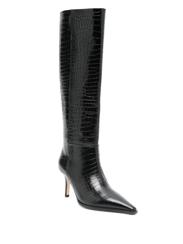 Aeyde 75mm Tula Boots | Black | FARFETCH