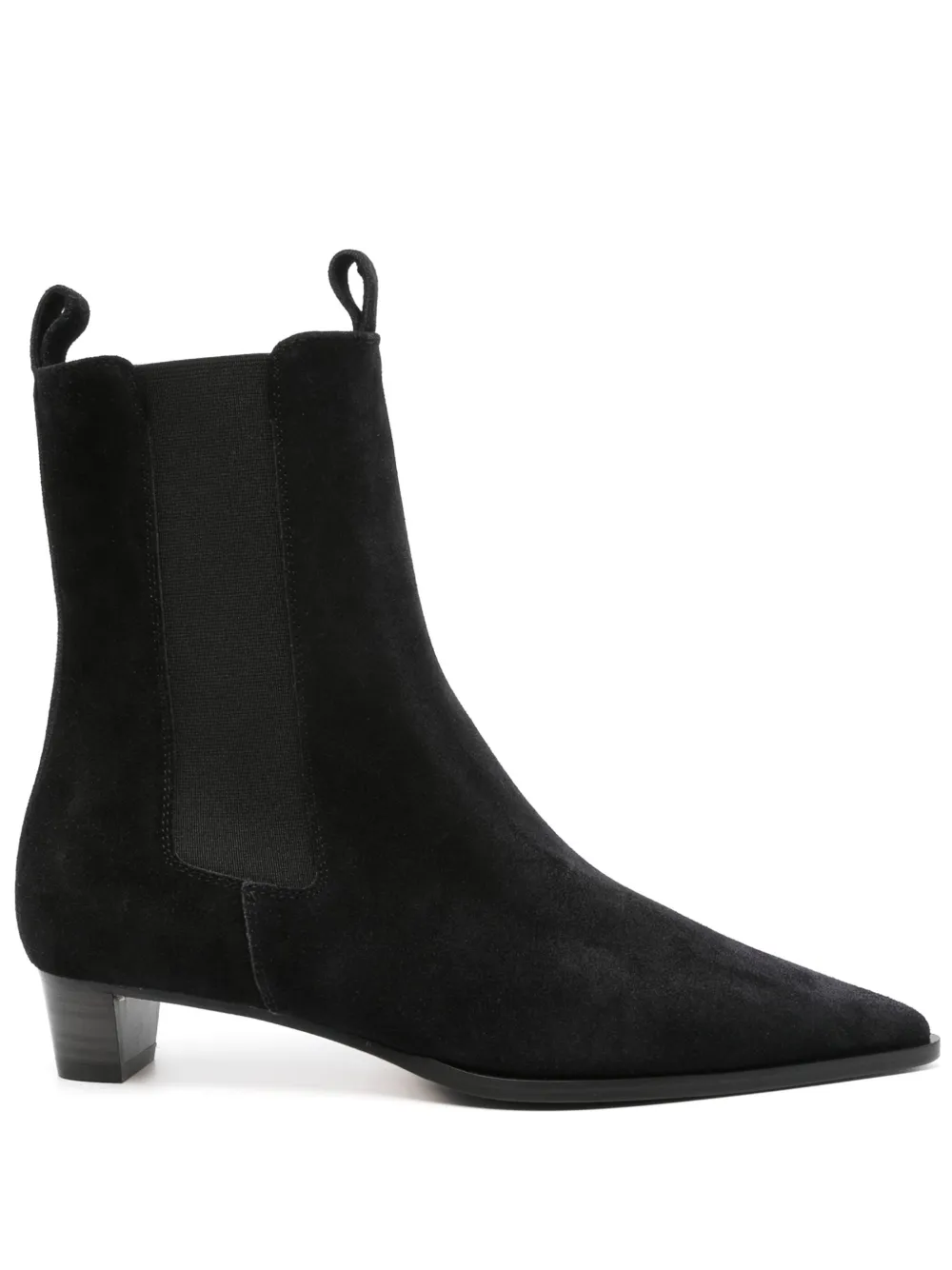 Aeyde 35mm suede boots Black