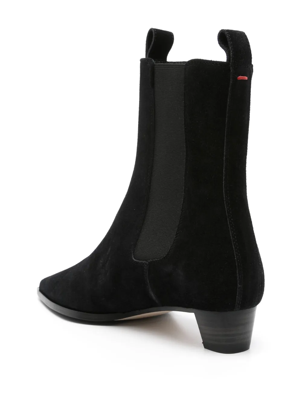 Aeyde 35mm suede boots Black