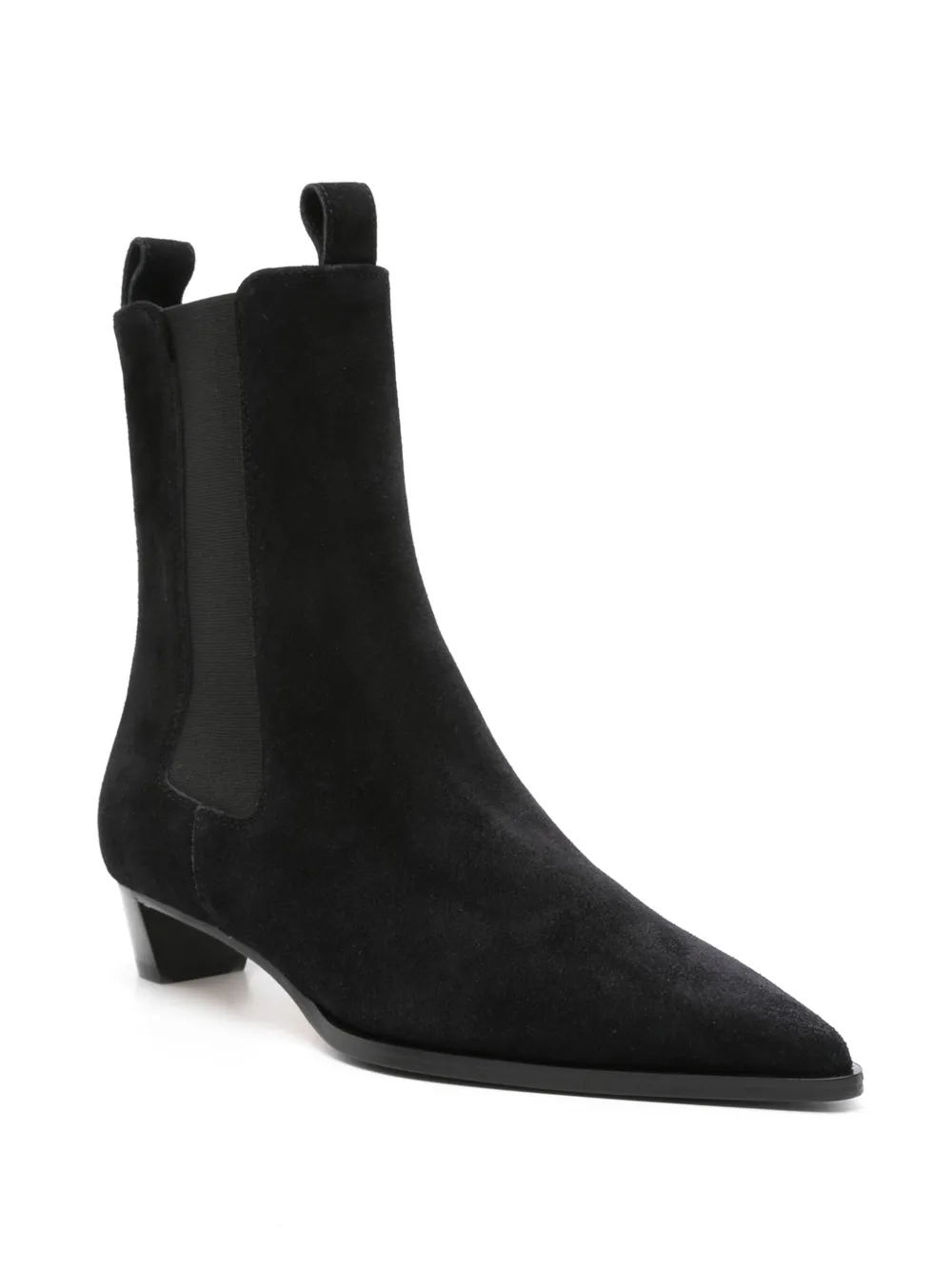 Aeyde 35mm suede boots Black