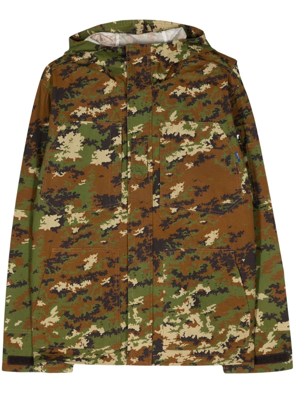 Awake NY camouflage-pattern ripstop jacket - Verde