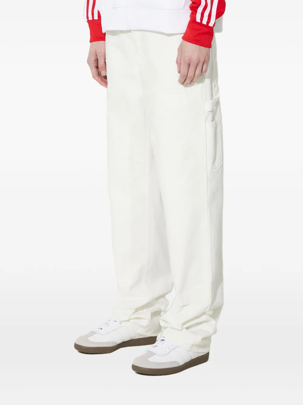  Carhartt Wip Logo-patch Cargo Pants - Neutrals 