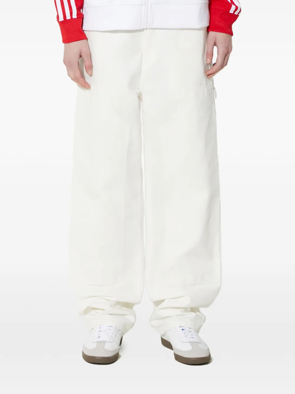 Carhartt WIP logo-patch cargo pants - Toni neutri