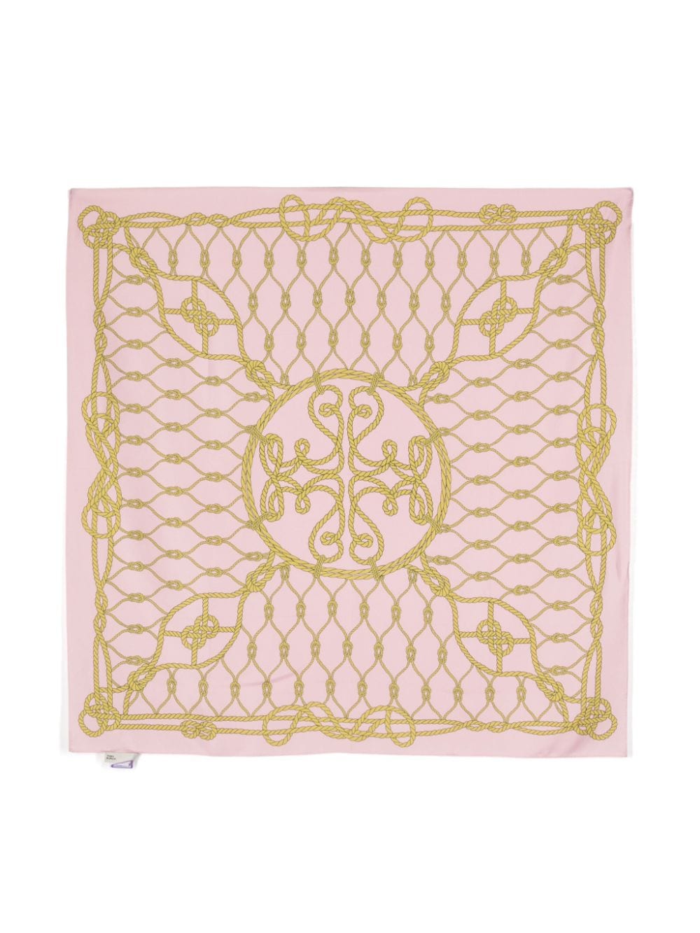 Image 1 of Tory Burch Double T-rope silk scarf