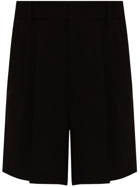 ISABEL MARANT Elna pleated crepe shorts