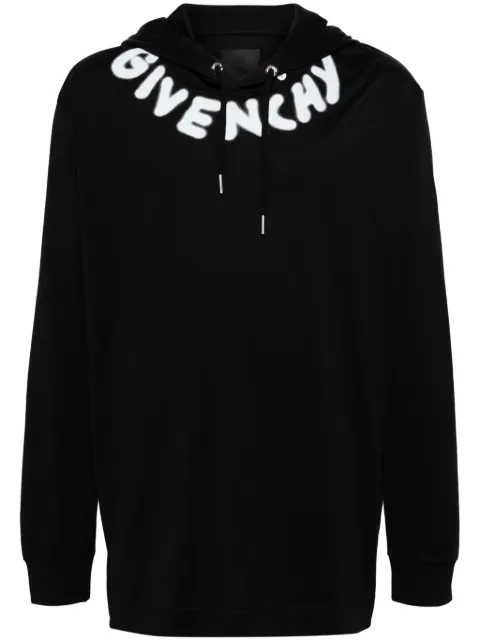 Givenchy logo-print cotton hoodie