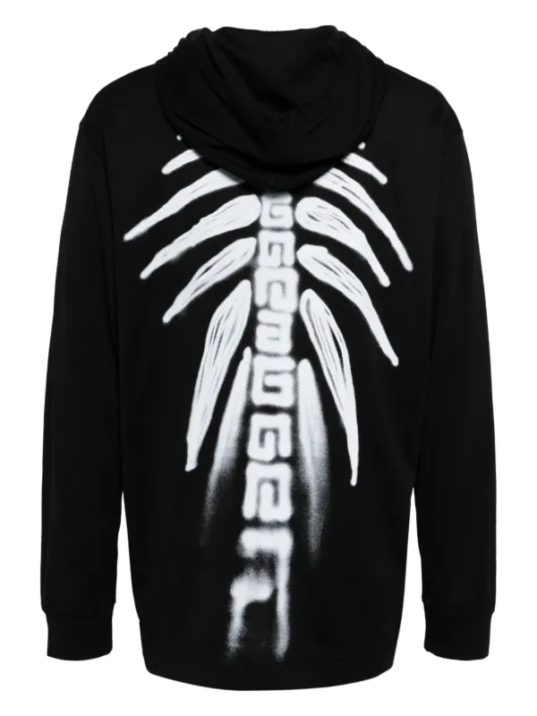【送料&関税込】Givenchy Cotton Hoodie Givenchy Stamp cotton fleece hoodie in black - Givenchy