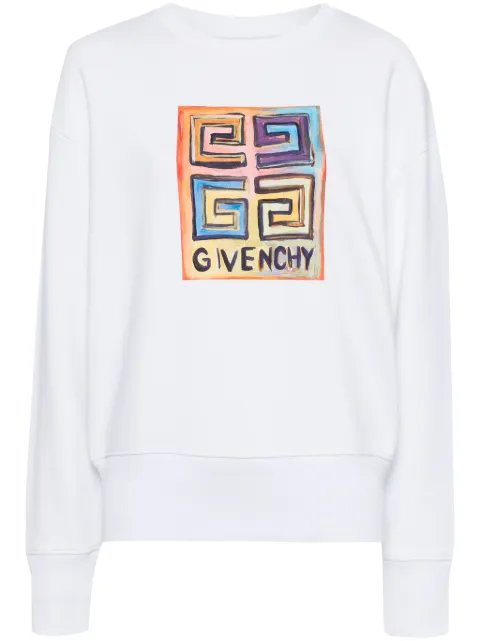 Givenchy logo-print cotton sweater