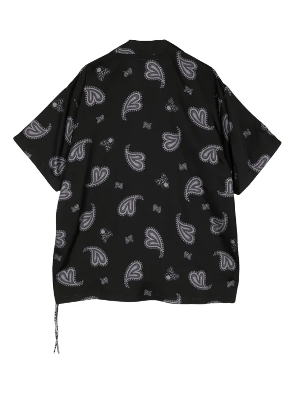 Mastermind World ペイズリー シルクシャツ | ブラック | FARFETCH JP