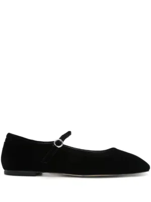 【美品】 mm6 maison margiela サテン フラットシューズ MM6 Maison Margiela Atomic サテン フラットシューズ | ブラック
