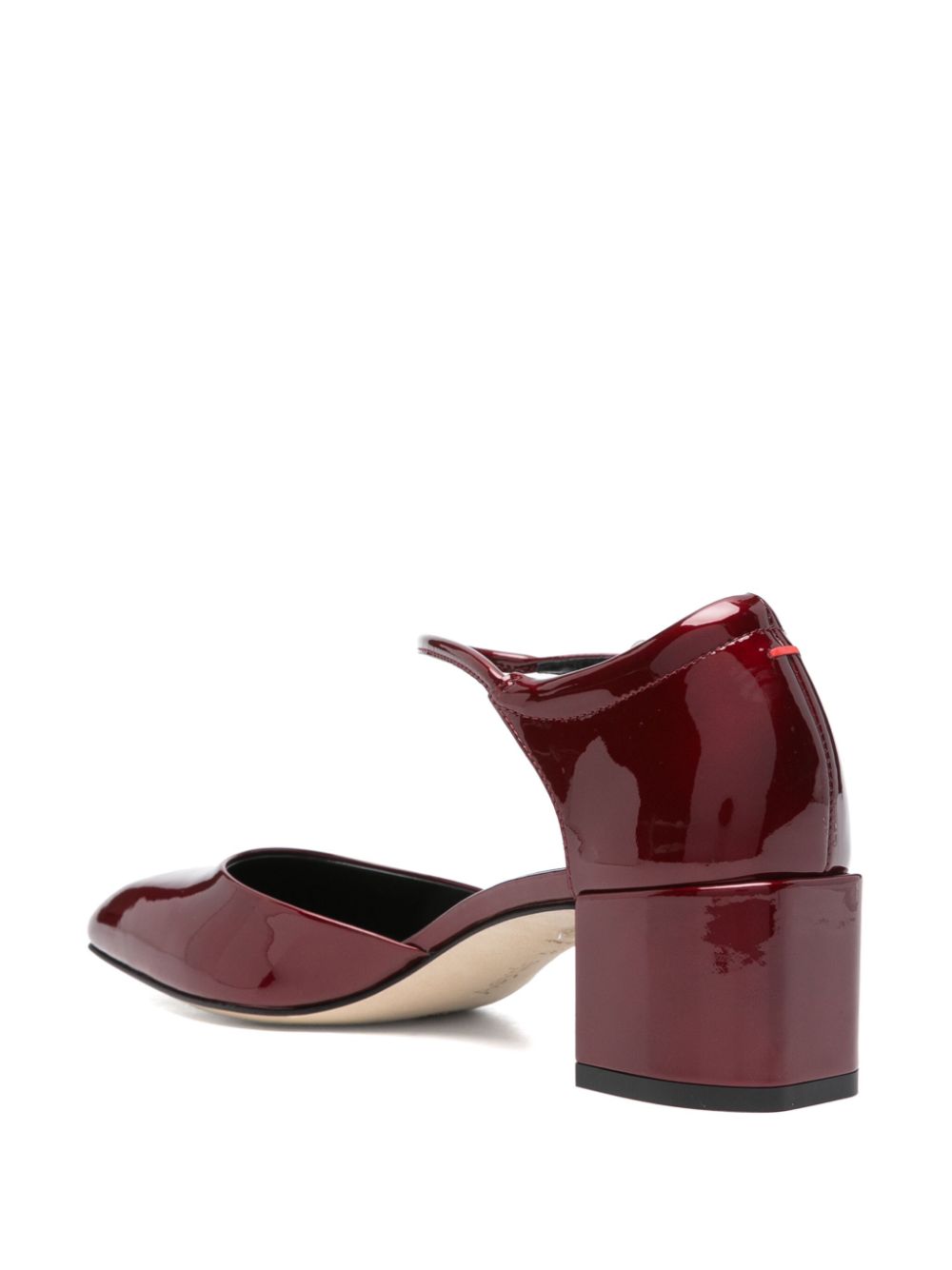 Aeyde 45mm Magda pumps Red